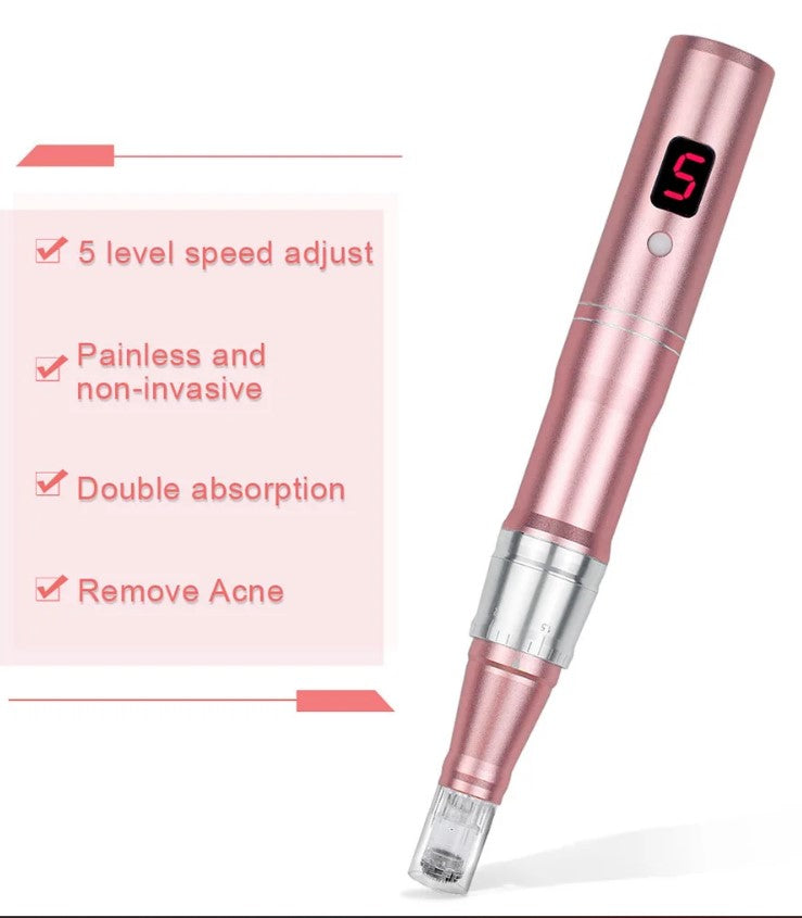 Professional Microneedeling Pen Machine for Derma MTS - 10pcs 24PIN with box_3